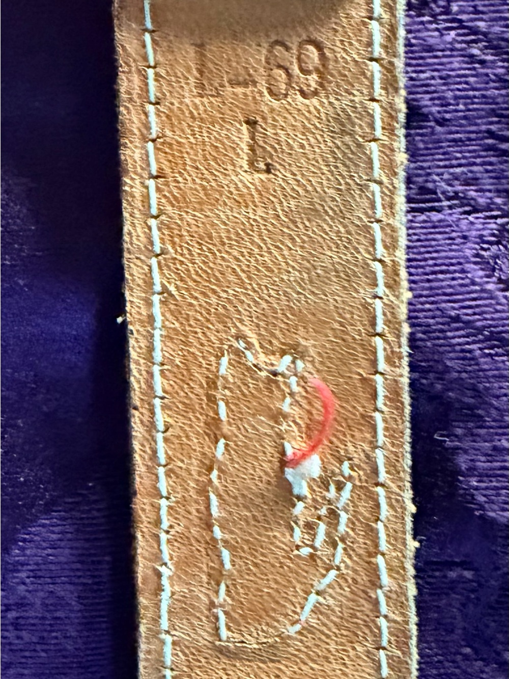 Vintage Lacoste Leather Strap with Red Crocodile Logo - Picture 6 of 10